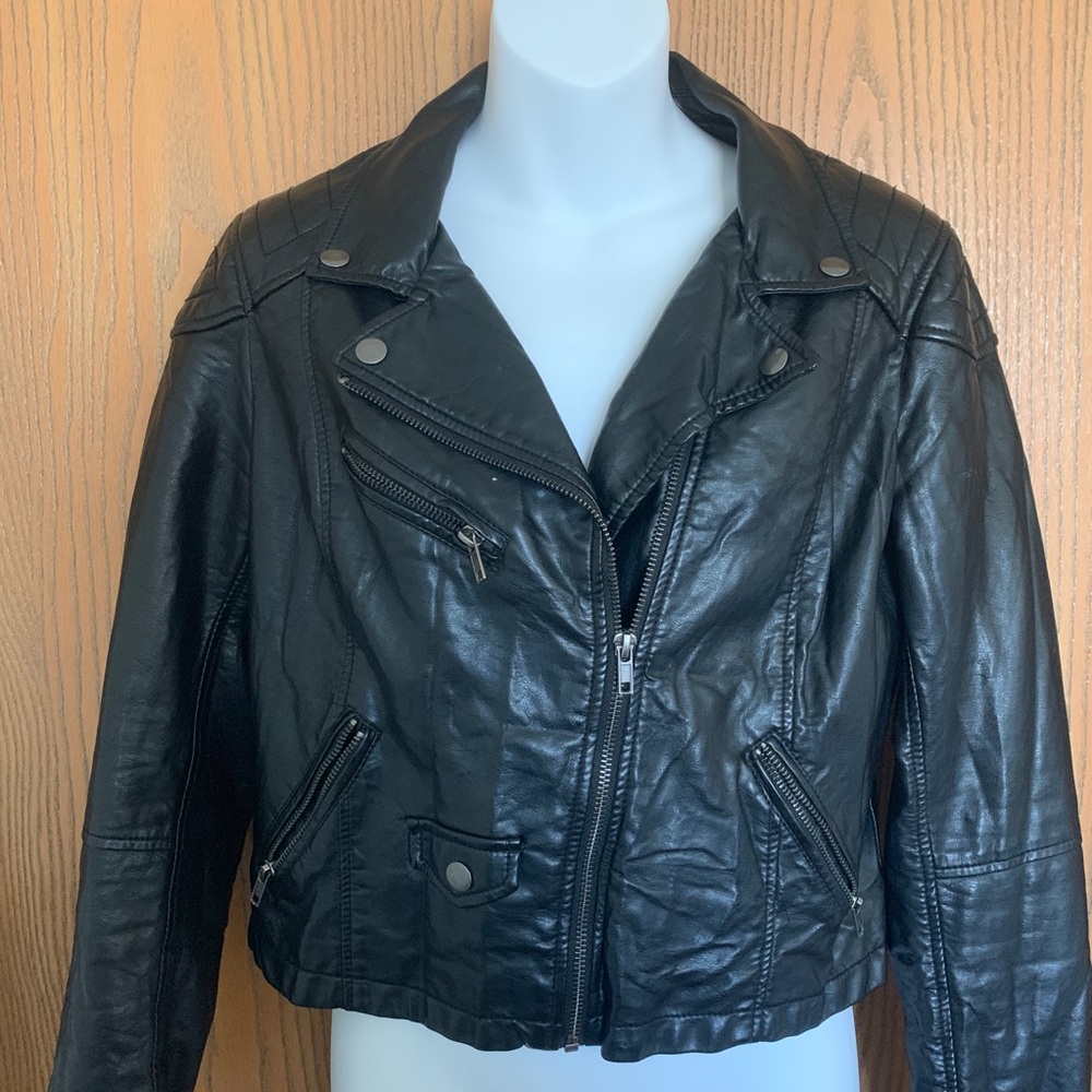 Faux Leather Jacket